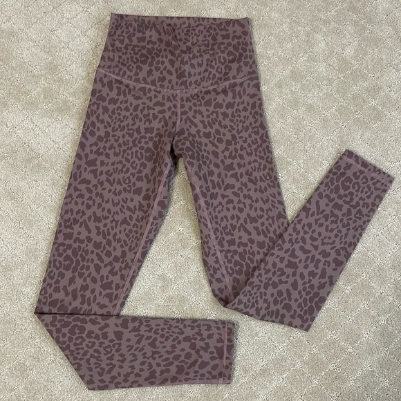 DYI Pants - DYI signature tights (taupe mauve animal print)